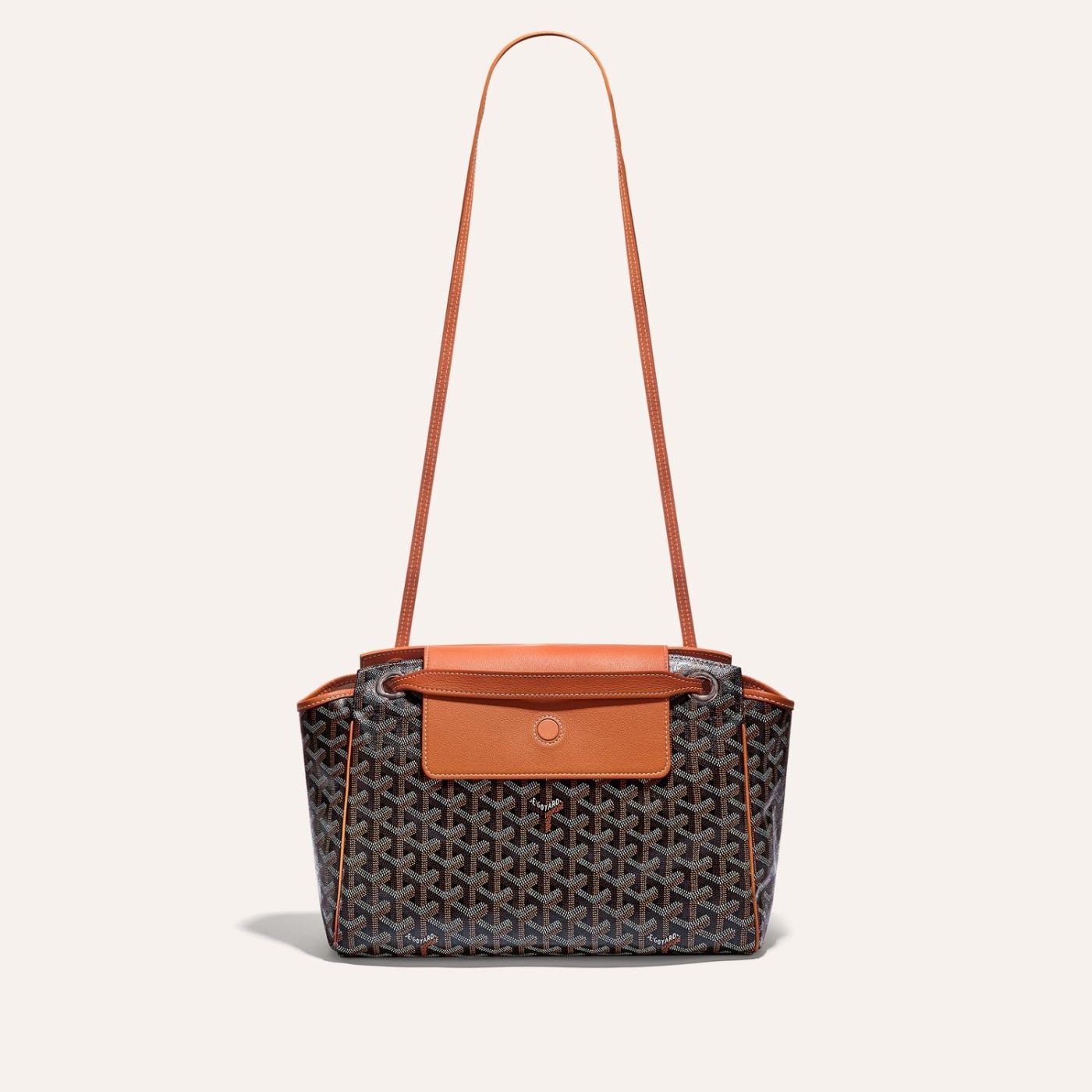 Goyard Rouette Souple Bag Black & Tan - Image 4